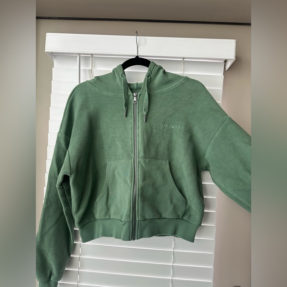 Vitality Cropped Zip-up Hoodie
